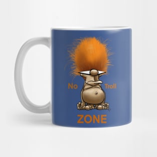 Funny Spectickles No Troll Zone Design Mug